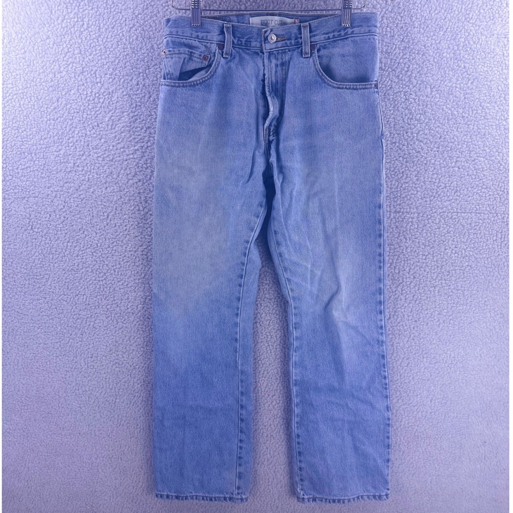 Vintage Levis 517 Boot Cut Jeans Mens 31x32 Light Wash Denim Blue Pants 517-0217